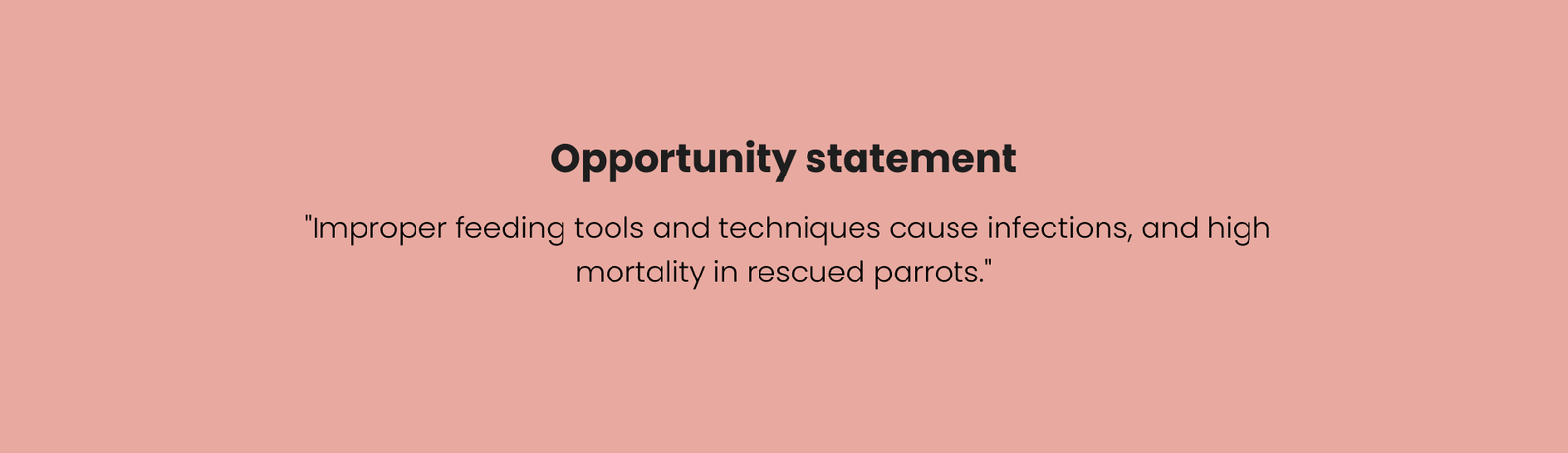 Tiny Tummies — Opportunity statement
